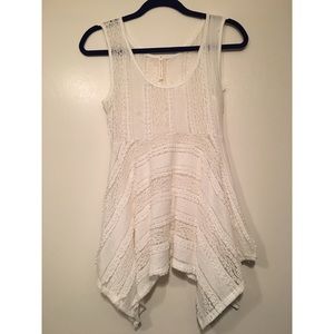 White Lacy Tunic